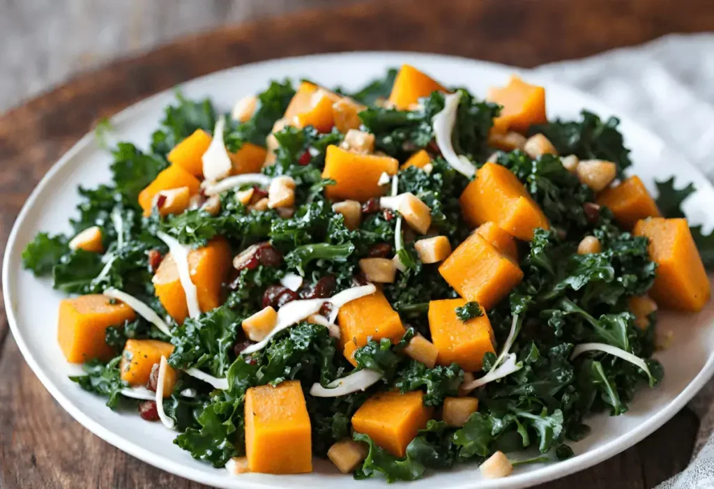 Butternut Squash and Kale Salad