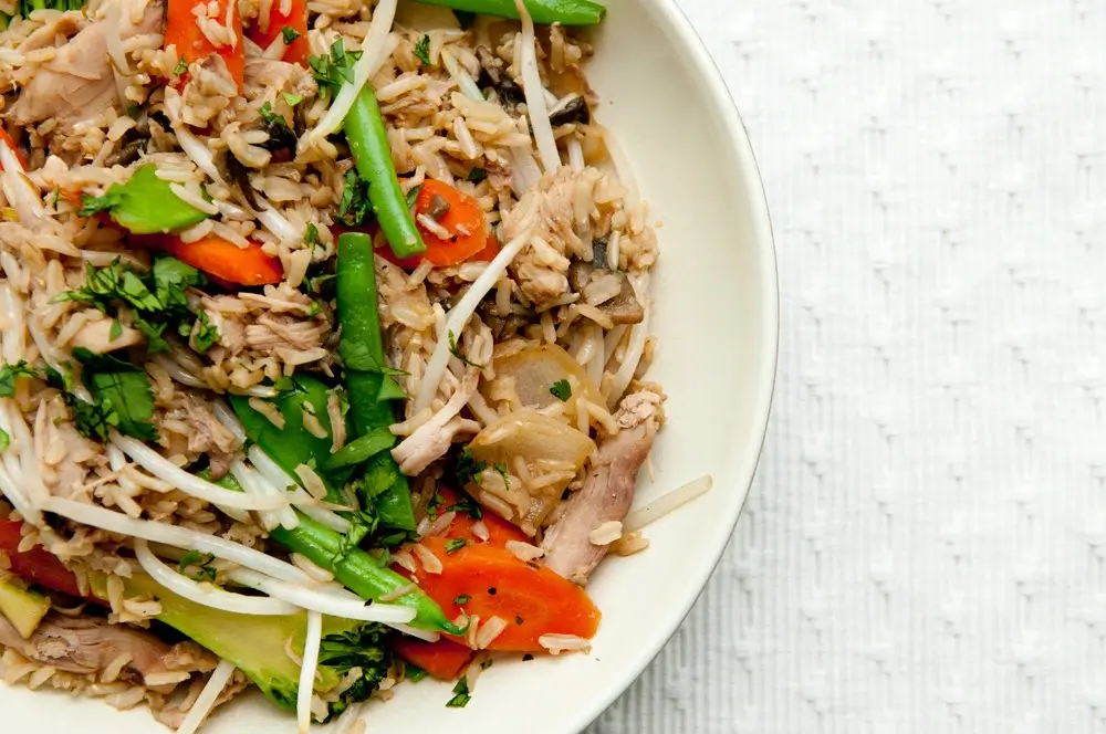 Chicken Stir-Fry with Brown Rice