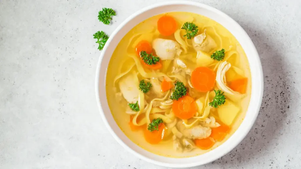 Chicken or Vegetable Noodle Soup