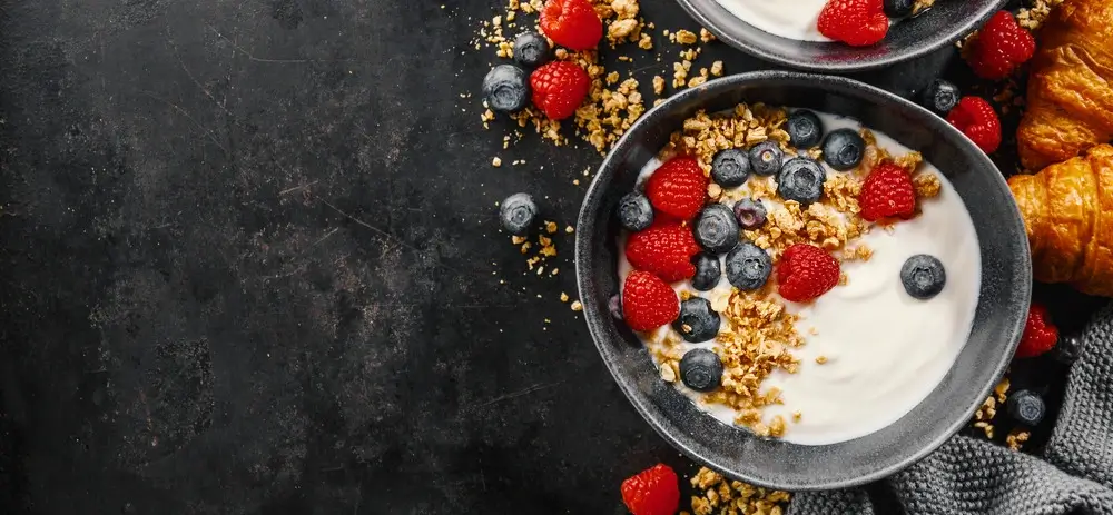 Greek Yogurt with Berries and Granola