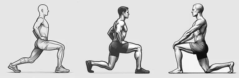 Lunges (Forward, Reverse, Side)