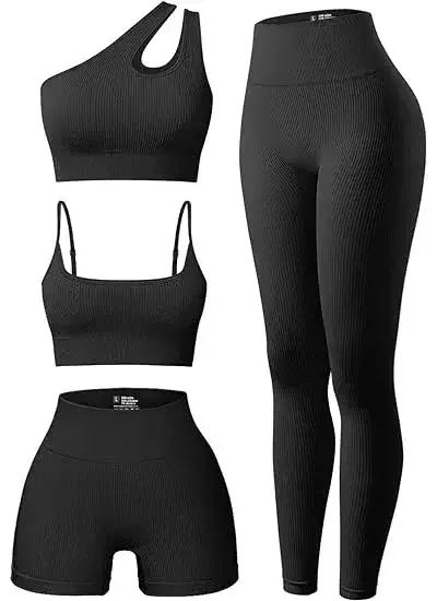 OQQ Women's 4 Piece Outfits