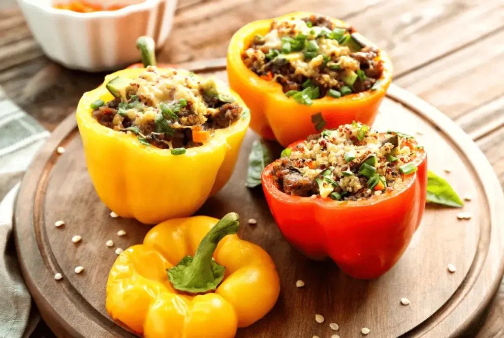 Quinoa Stuffed Bell Peppers