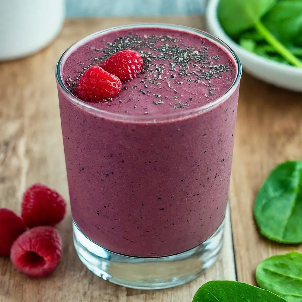 Spinach, Berry, and Yogurt