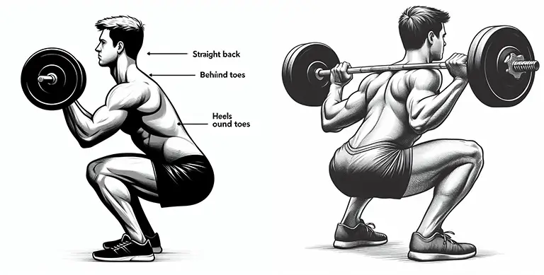 Squats (Goblet Squats, Overhead Squats)