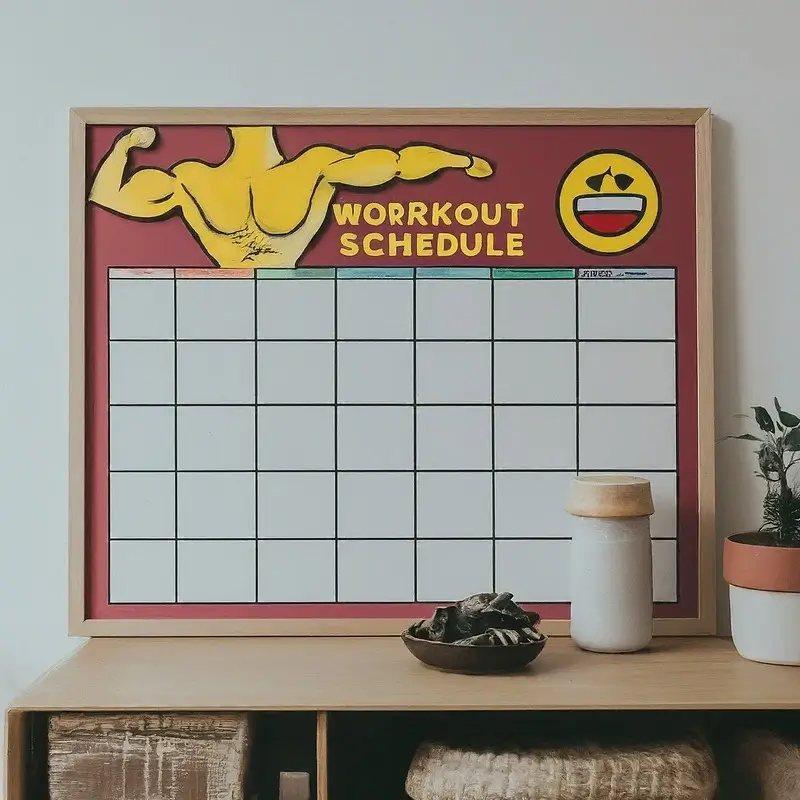 Workout Schedule For Home GYM