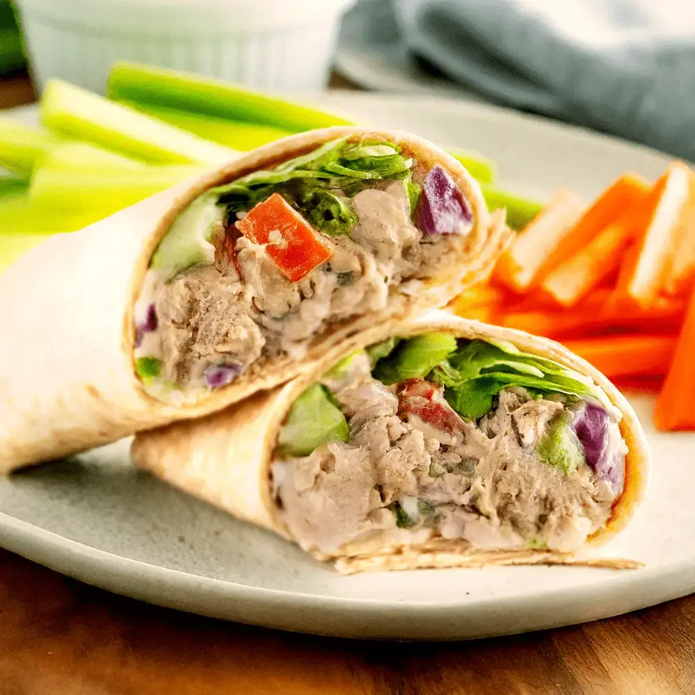 tuna salad wrap