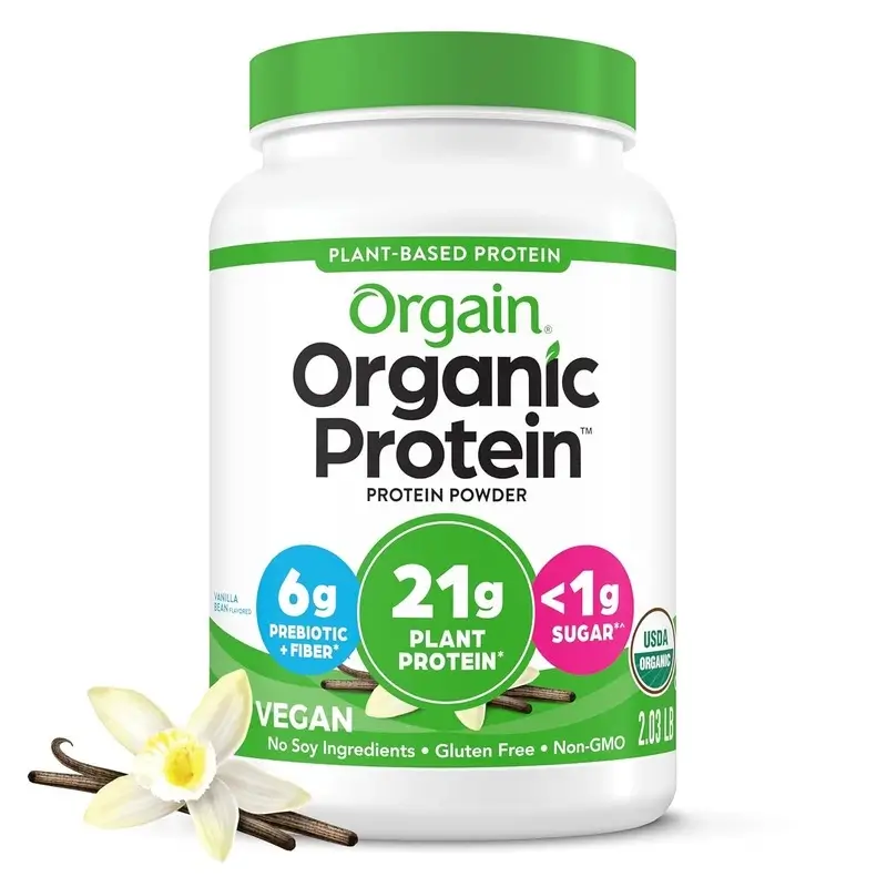 Orgain Organic Plant-Based Protein Powder Top-Notch Vegan Protein